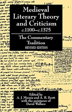 portada Medieval Literary Theory and Criticism C. 1100--C. 1375: The Commentary-Tradition (Clarendon Paperbacks) (en Inglés)