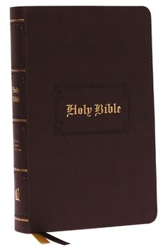 portada Kjv, Personal Size Large Print Reference Bible, Vintage Series, Leathersoft, Brown, red Letter, Comfort Print: Holy Bible, King James Version (en Inglés)