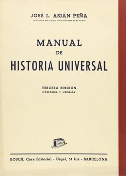 portada Manual de Historia universal