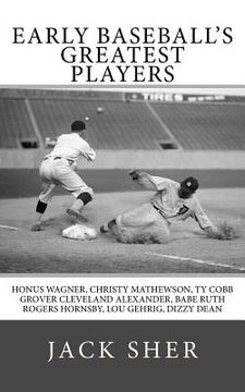 portada Early Baseball's Greatest Players (en Inglés)