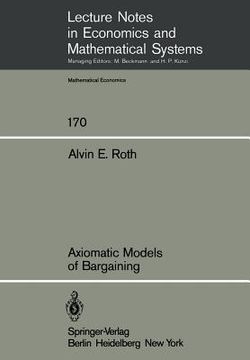 portada axiomatic models of bargaining (in English)