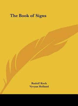 portada the book of signs (in English)