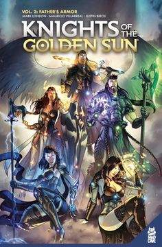 portada Knights of the Golden Sun Vol. 2 Gn: Father's Armor (en Inglés)
