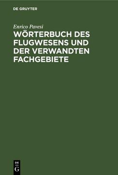 portada Wörterbuch des Flugwesens und der Verwandten Fachgebiete (in German)