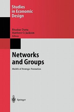 portada networks and groups: models of strategic formation (en Inglés)