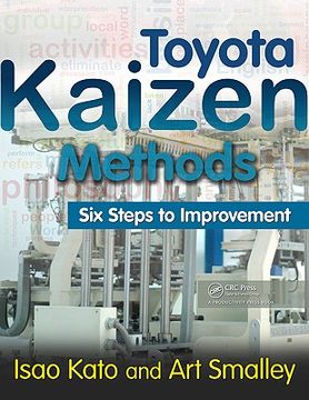portada toyota kaizen methods: six steps to improvement (en Inglés)