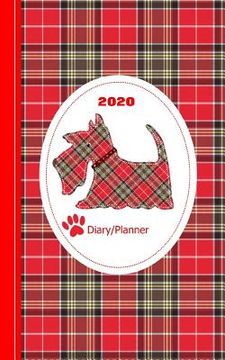 portada Tartan Plaid Terrier Scottie Dog: Diary Weekly January to December (in English)