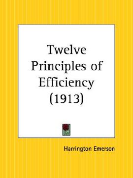 portada twelve principles of efficiency (en Inglés)