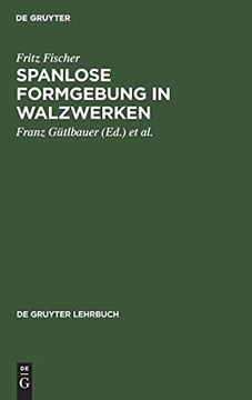 portada Spanlose Formgebung in Walzwerken (in German)