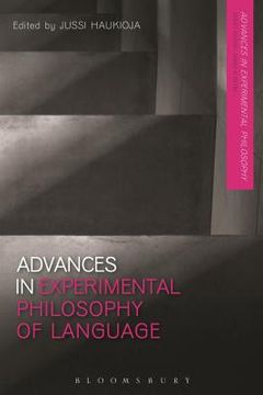 portada Advances in Experimental Philosophy of Language (en Inglés)