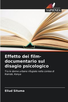 portada Effetto dei film-documentario sul disagio psicologico (in Italian)