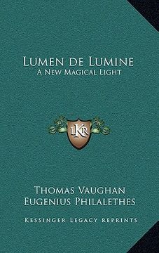 portada lumen de lumine: a new magical light (in English)
