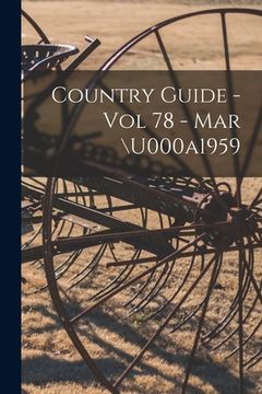 portada Country Guide - Vol 78 - Mar \u000a1959 (en Inglés)