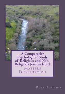 portada a comparative psychological study of religious and non-religious jews in israel (en Inglés)