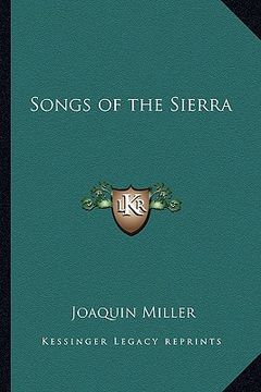 portada songs of the sierra (en Inglés)