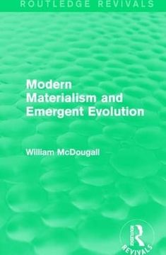 portada Modern Materialism and Emergent Evolution (in English)