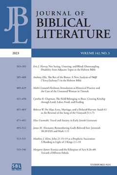 portada Journal of Biblical Literature 142.3 (2023) (en Inglés)