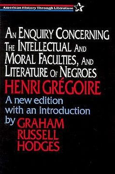 portada an enquiry concerning the intellectual and moral faculties, and literature of negroes