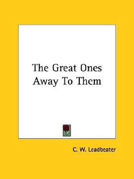 portada the great ones away to them (en Inglés)