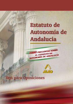portada Estatuto de Autonomía de Andalucía. Test Para Oposiciones
