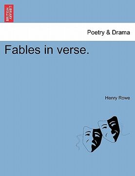 portada fables in verse. (en Inglés)