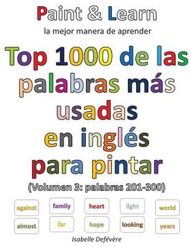 portada Top 1000 de las palabras inglesas más usadas (Volumen 3: palabras 201-300)