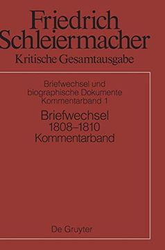portada Briefwechsel 1808-1810 (en Alemán)