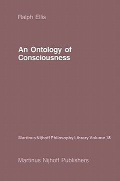 portada an ontology of consciousness (en Inglés)