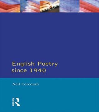 portada english poetry since 1940 (en Inglés)