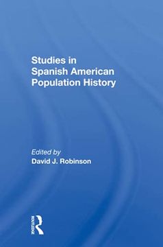 portada Studies in Spanishamerican Population History (en Inglés)