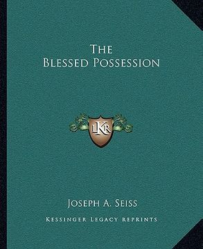 portada the blessed possession (en Inglés)