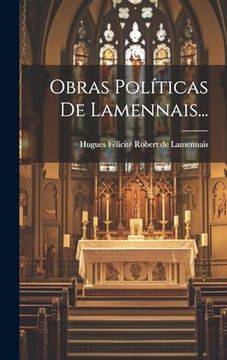 portada Obras Políticas de Lamennais.
