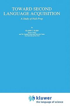 portada toward second language acquisition: a study of null-prep