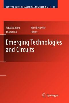 portada emerging technologies and circuits (en Inglés)