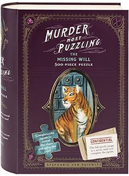 portada Murder Most Puzzling: The Missing Will 500-Piece Puzzle (in English)