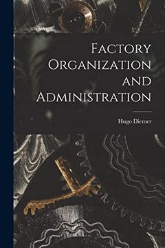 portada Factory Organization and Administration (en Inglés)