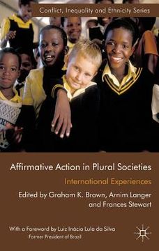 portada affirmative action in plural societies