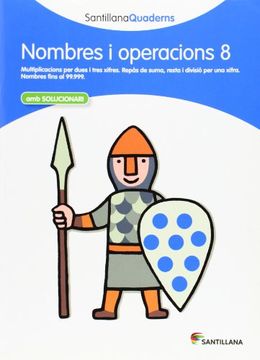 portada Santillana Quaderns Nombre i Operacions 8 - 9788468013893 (en Catalá)