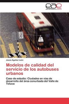 portada modelos de calidad del servicio de los autobuses urbanos (en Inglés)