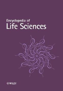 portada encyclopedia of life sciences, 26 volume set