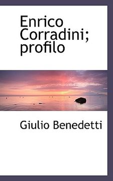 portada enrico corradini; profilo (en Inglés)