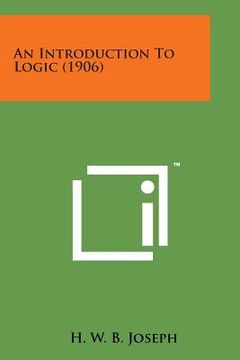 portada An Introduction to Logic (1906) (in English)