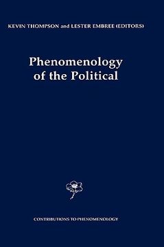 portada phenomenology of the political (en Inglés)