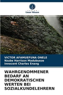 portada Wahrgenommener Bedarf an Demokratischen Werten Bei Sozialkundelehrern (in German)