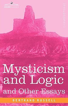 portada mysticism and logic and other essays