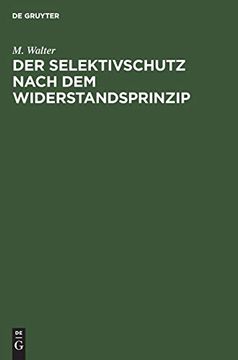 portada Der Selektivschutz Nach dem Widerstandsprinzip (en Alemán)