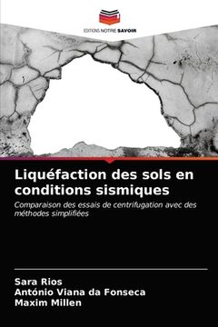 portada Liquéfaction des sols en conditions sismiques (in French)