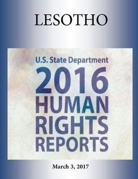 portada LESOTHO 2016 HUMAN RIGHTS Report (en Inglés)