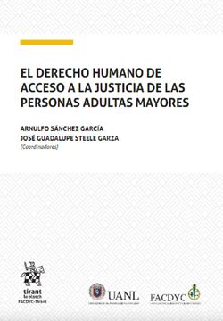 portada El Derecho Humano de Acceso a la Justicia de las Personas Adultas Mayores