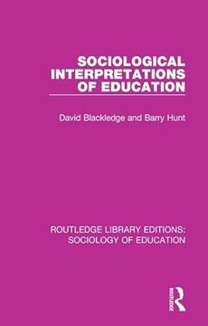 portada Sociological Interpretations of Education (in English)